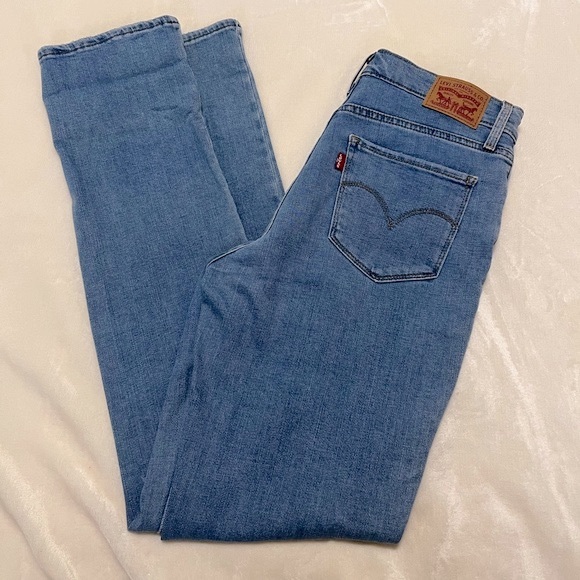 levis 724 high rise slim straight denim jeans - Picture 5 of 12